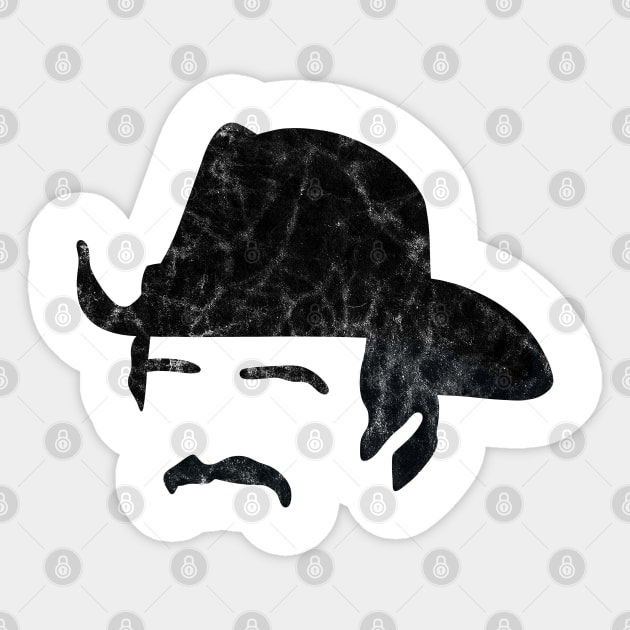 Smokey and the Bandit (distressed) Sticker by Stupiditee